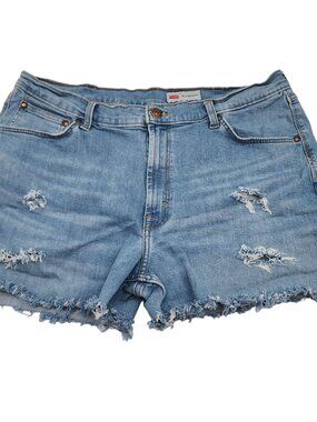 Wrangler Cut Off distressed jean shorts size 36